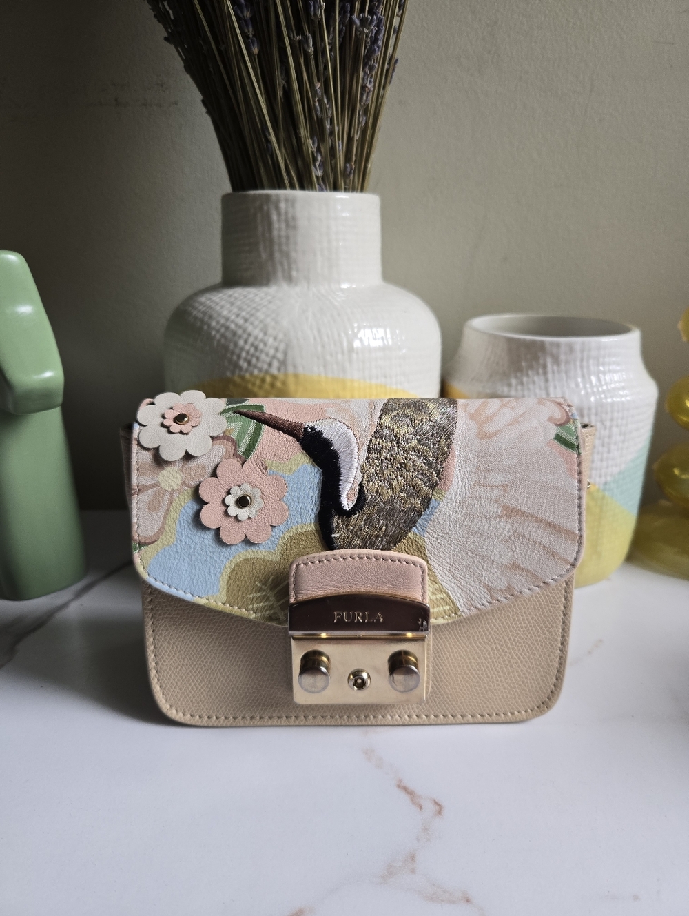 GUC Furla My Play Metropolis Flap Limited Edition Crossbody Bag
